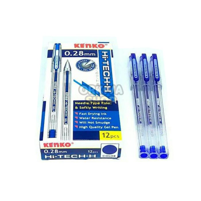 

GEL PEN KENKO HITEC 0.4 BIRU