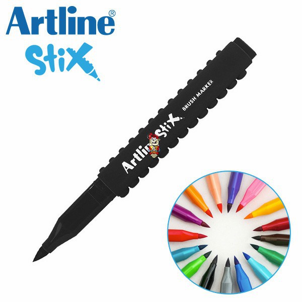 

MURAH !!! Spidol Artline ETX-F Stix Brush Marker