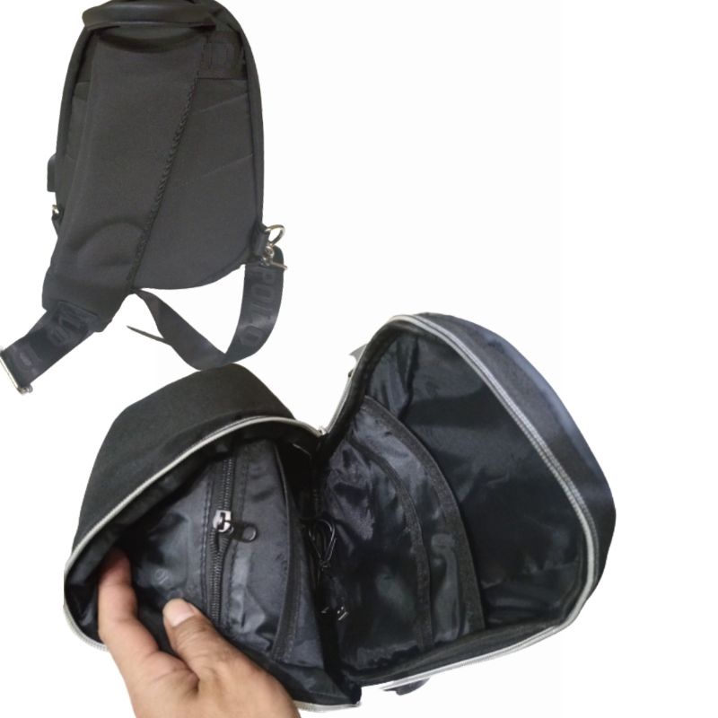 tas selempang sling bag - slingbag impor polo danny hardcase plus usb