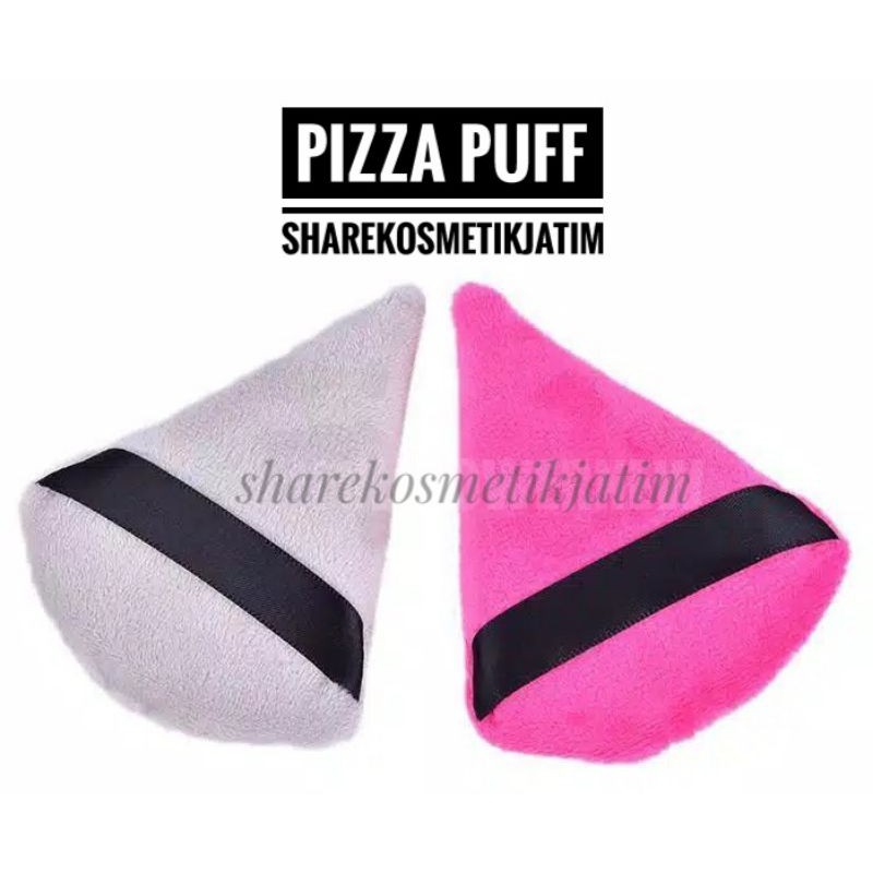 Pizza Puff / Pizza Sponge / Triangle Puff / Spon Pizza / Spon Segitiga / Make up Sponge