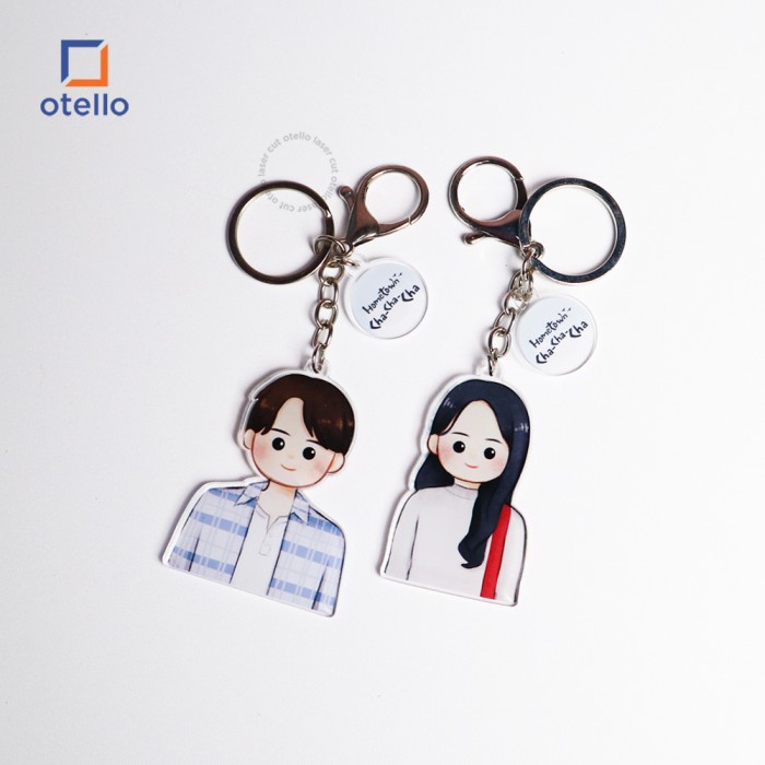 Pendant Keychain Hometown Cha Cha Cha Merch Ganci Acrylic Akrilik