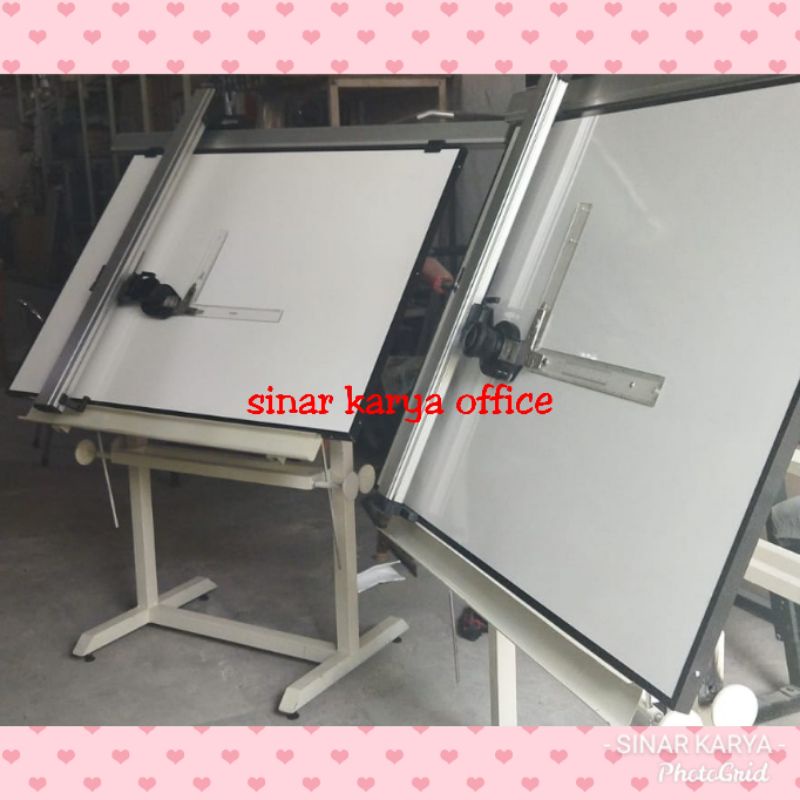 

Meja Gambar Arsitektur Papan A0 A1 magnetik kaki standar manual arsitek mutoh bofa