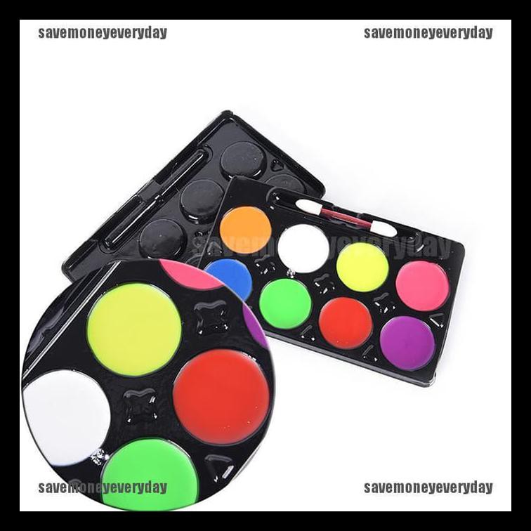 

New Produk Fol Cat Face / Body Paint 5 / 6 / 8 Warna Untuk Melukis Wajah