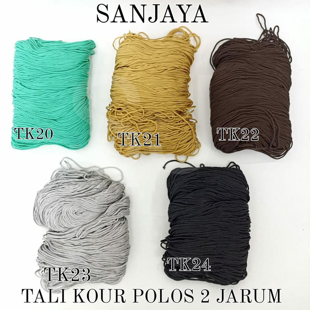 TALI KUR / TALI CORD / TALI FILAMEN / TALI BAHAN BENANG POLY / TALI KOUR POLOS 2 JARUM