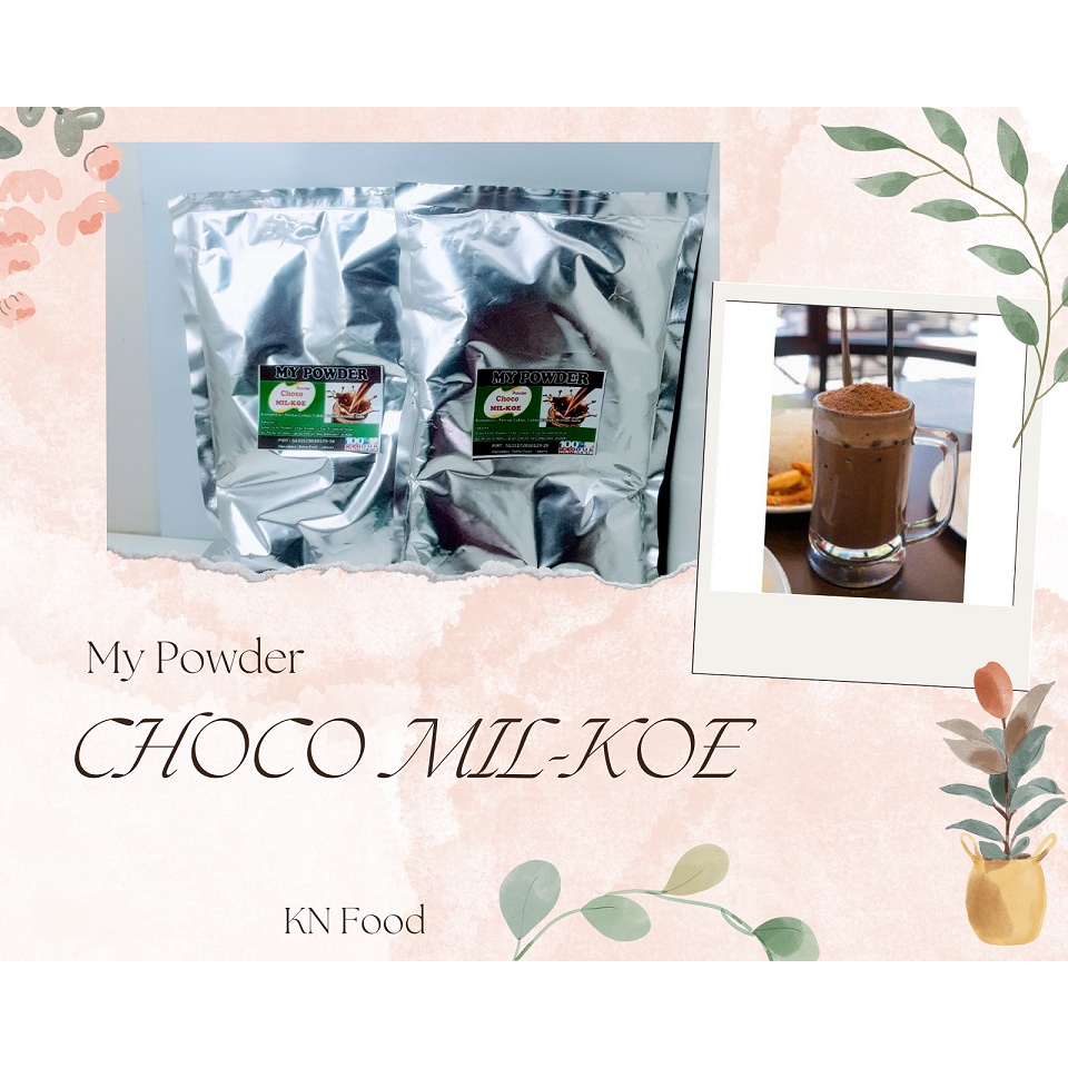 

Powder minuman rasa coklat 1kg my powder rasa choco mil-koe 1Kg -bubuk minuman chocolate bisa untuk campuran es kepal milo ekonomis -my powder choco mil-koe 1kg