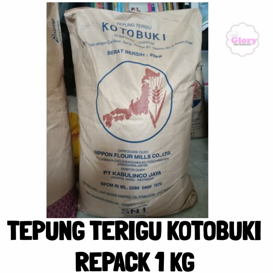 

tepung terigu kotobuki 1kg repack