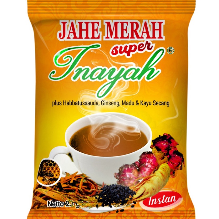 

Jahe Merah Inayah Sachet