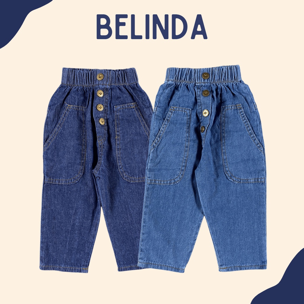 2-4 TH CELANA JEANS ANAK BELINDA CELANA ANAK JEANS PEREMPUAN CELANA PANJANG ANAK