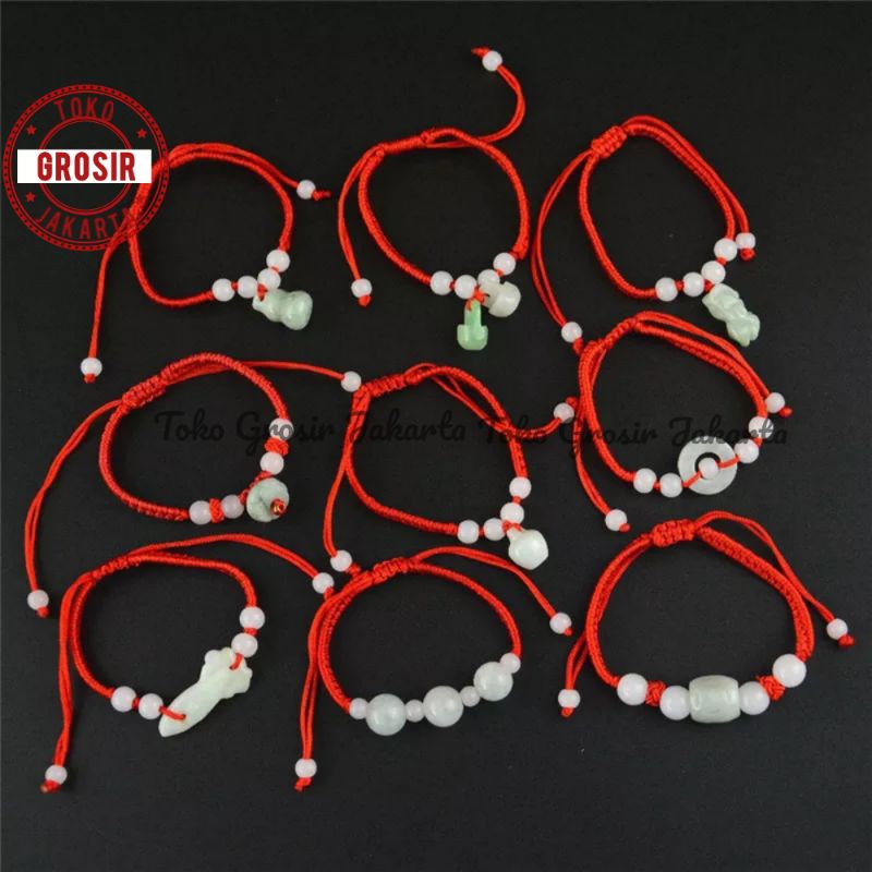 Gelang Pria Wanita Tali Merah Fhengsui Adjustable