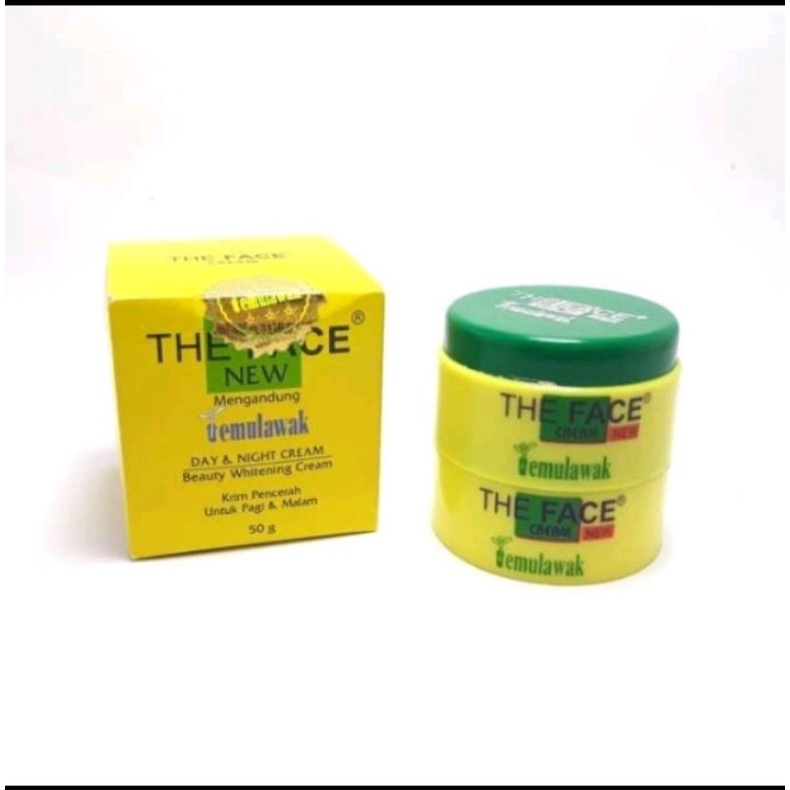 Temulawak The Face ORIGINAL krim siang dan malam