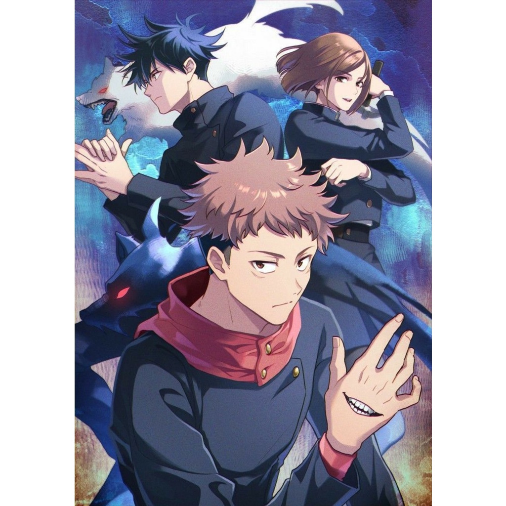 POSTER JUJUTSU KAISEN (12 Free 1) - POSTER ANIME - POSTER CUSTOM-JJKS 19