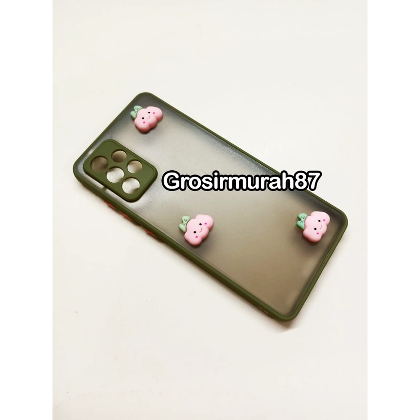 candy macaron softcase case tebal kondom hp samsung a72 5g Pink maroon kuning hitam navy