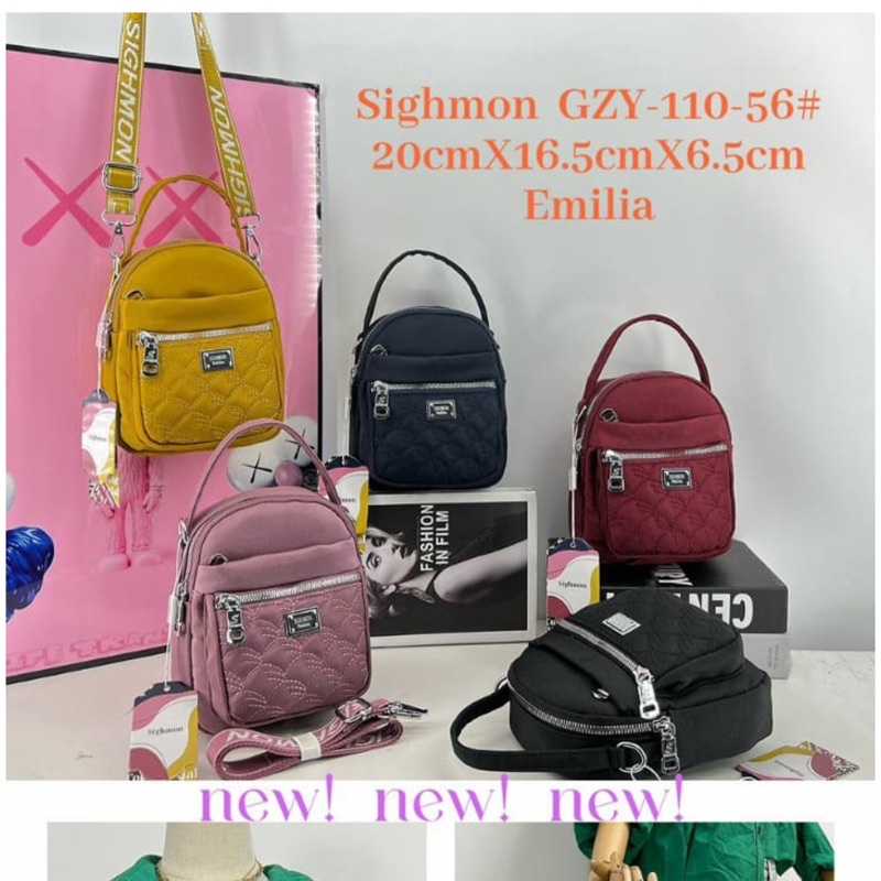 GZ-110-56 TAS WANITA IMPORT SIGHMON 2in1 JINJING SELEMPANG