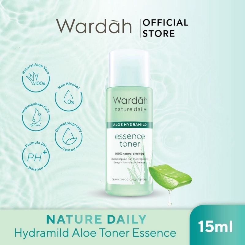 WARDAH NATURE DAILY ALOE ESENCE TONER 100 ML