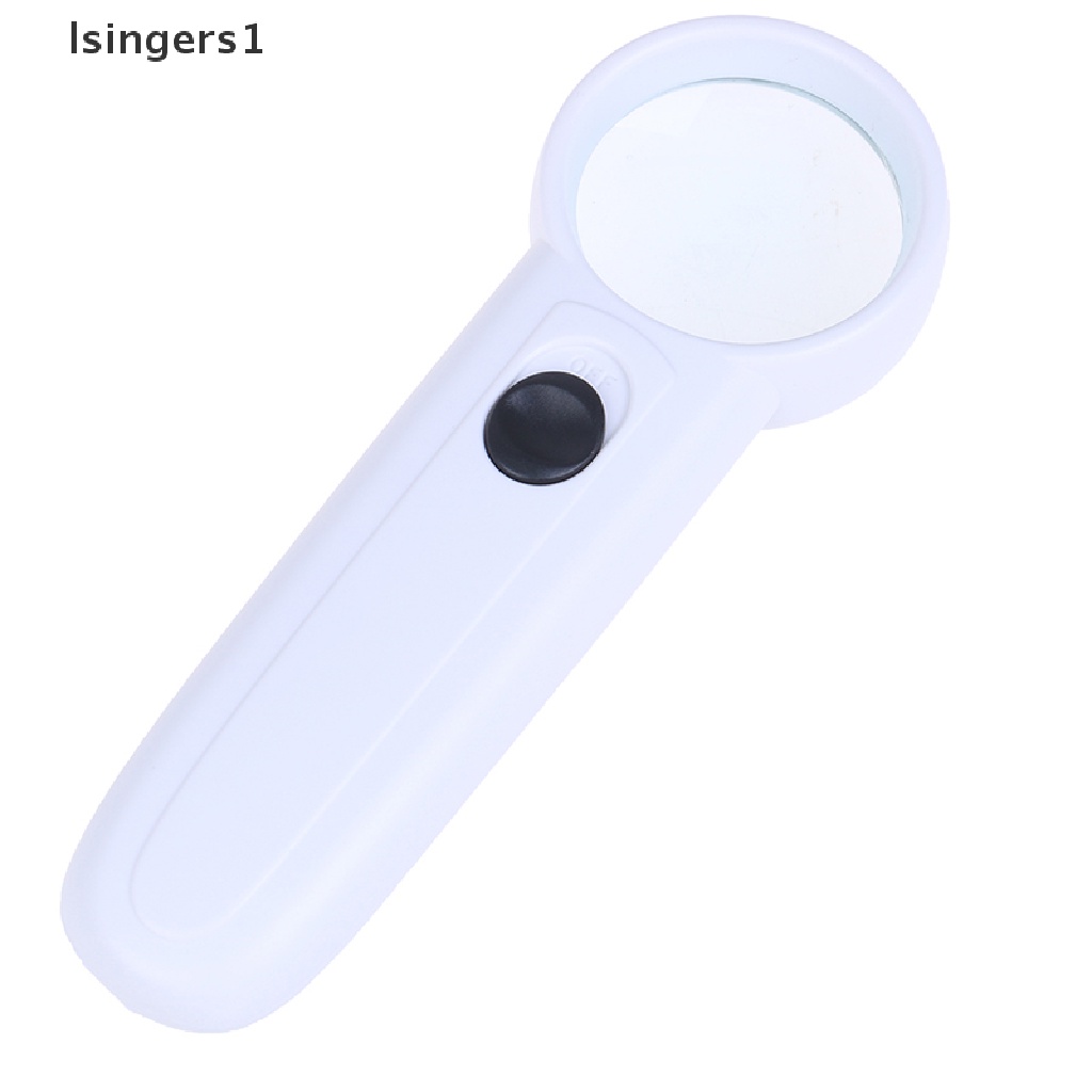 (lsingers1) Kaca Pembesar 15x Dengan 2 Lampu led Untuk Reparasi Perhiasan