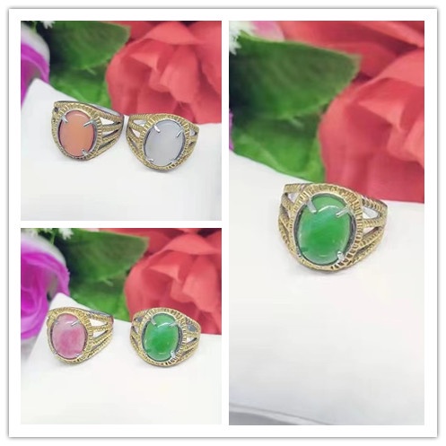 Cincin xuping permata warna warni perhiasan a-h