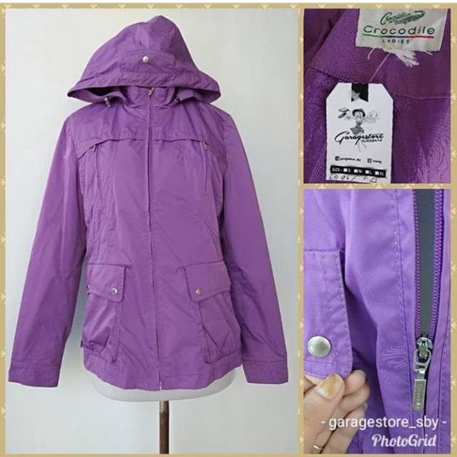Jaket lavender crocodile