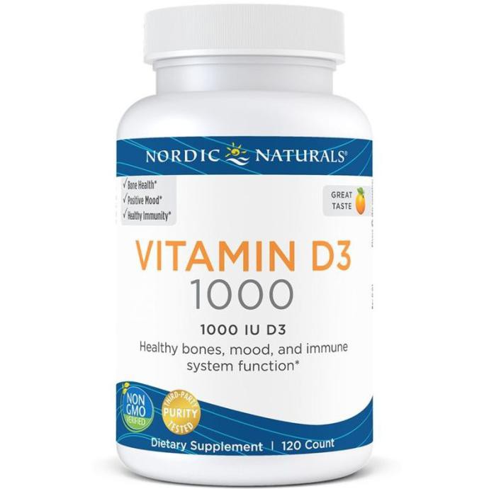 SPESIAL - NORDIC NATURALS VITAMIN D3 1000 120 SOFTGELS
