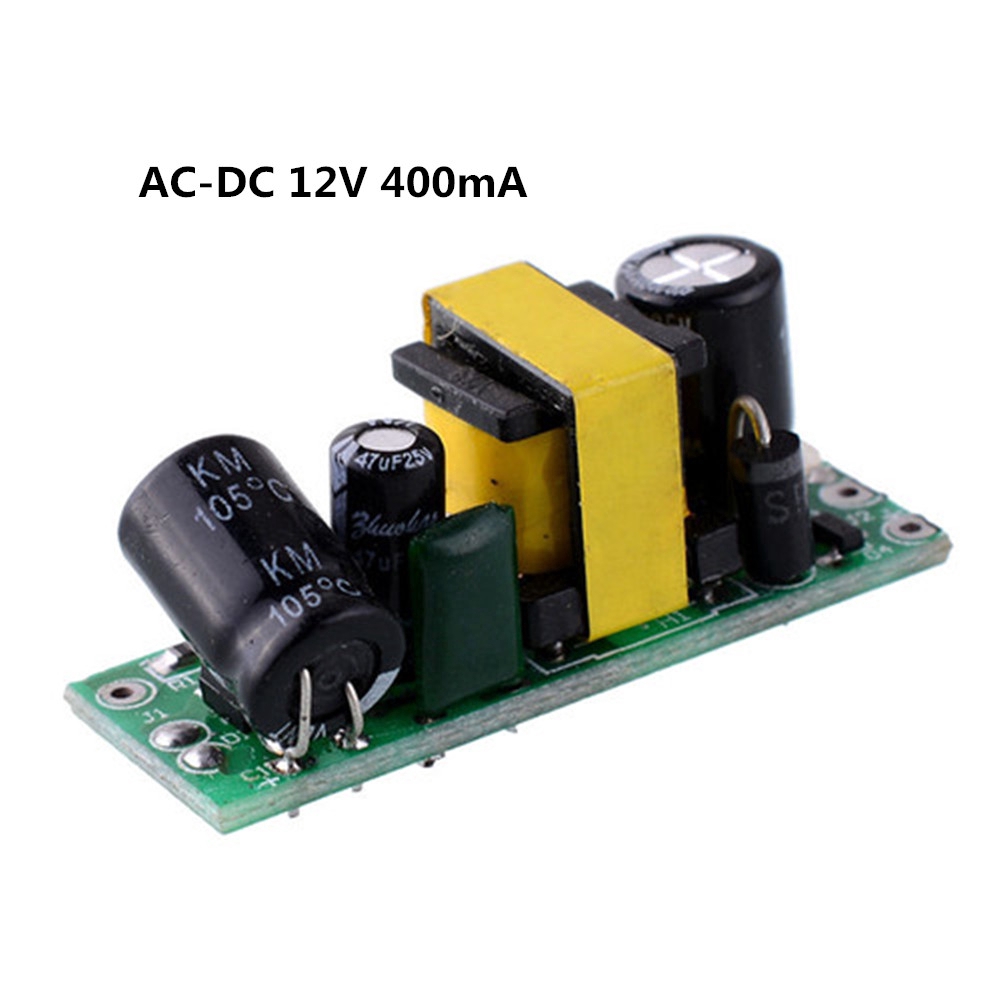 Adaptor Konverter Step Down 12v 400ma Ac-Dc Convertible Untuk Perlengkapan Listrik