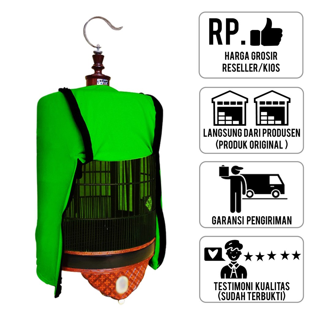KRODONG KERODONG SANGKAR KANDANG BURUNG ANIS DOUBLE DUA RESLETING  PREMIUM