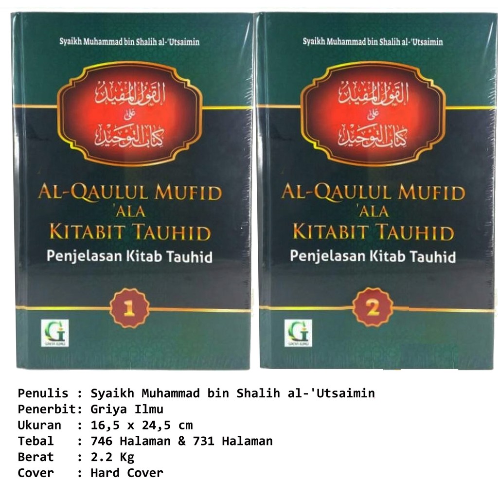 Buku Al-Qaulul Mufid Ala Kitabit Tauhid (2 Jilid)