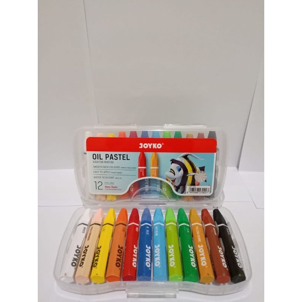 

SATU SET ( 12 WARNA ) Oil Pastel Crayon Titi 12 Warna Titi joyko