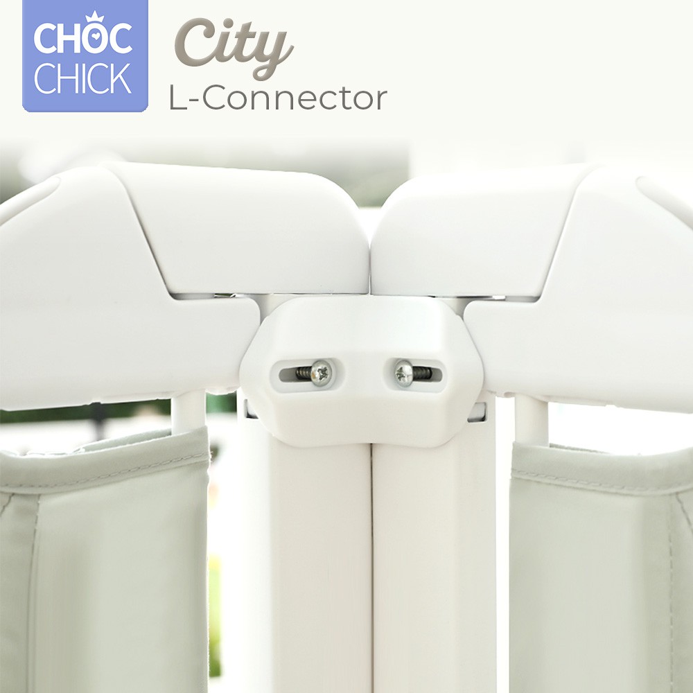 ⭐NEW⭐ Choc Chick CITY L-Connector untuk Instalasi Bedrail Pagar Pengaman Kasur Anak
