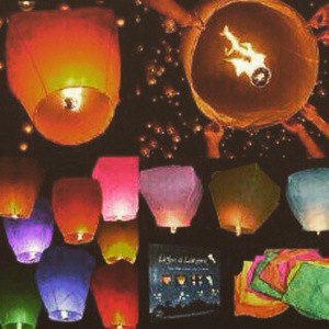 Serbagrosirmurah lampion terbang sky lantern lentera new year tahun baru ultah party