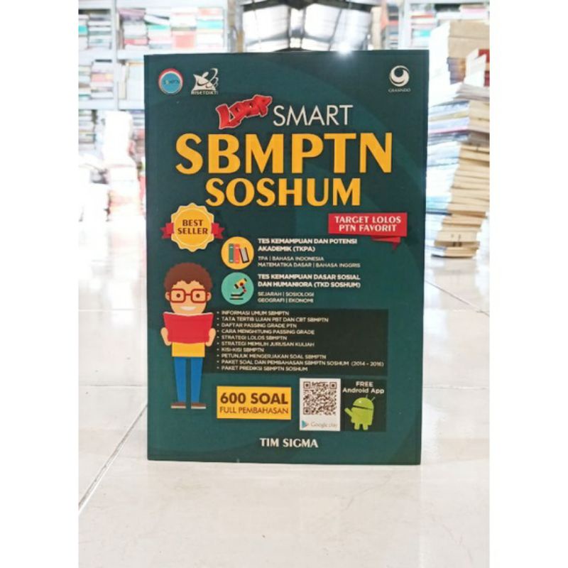 BUKU UTBK SBMPTN SOSHUM BEST SELLER GRASINDO/buku sukses utbk 2022