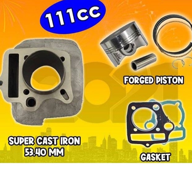blok BRT bore up 111cc supra fit grand astrea c100 legenda blok racing