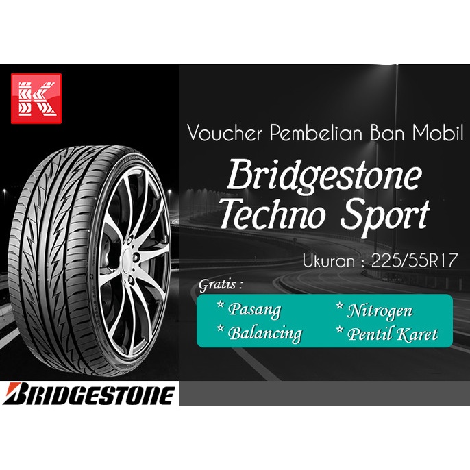 Ban Mobil Bridgestone TECHNO Sport 225/55 R17 101v (Vocer)