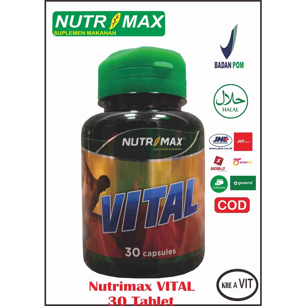 Jual NUTRIMAX VITAL SUPLEMEN MENGANDUNG ZAT BESI DENGAN FOLIC ACID ...