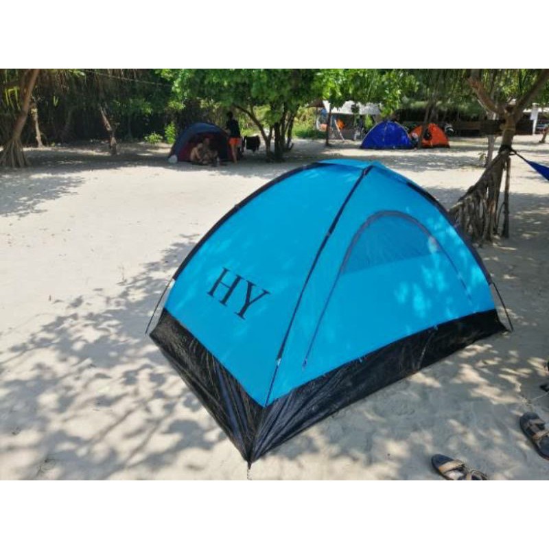 Tenda Camping 2 Orang Monodome / Tenda HY 2 Orang Murah/ Tenda Single Layer