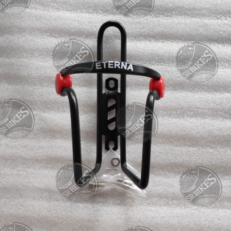 Bottle Cage Tempat Botol Minum Holder Sepeda. ALLOY. ETERNA - HITAM