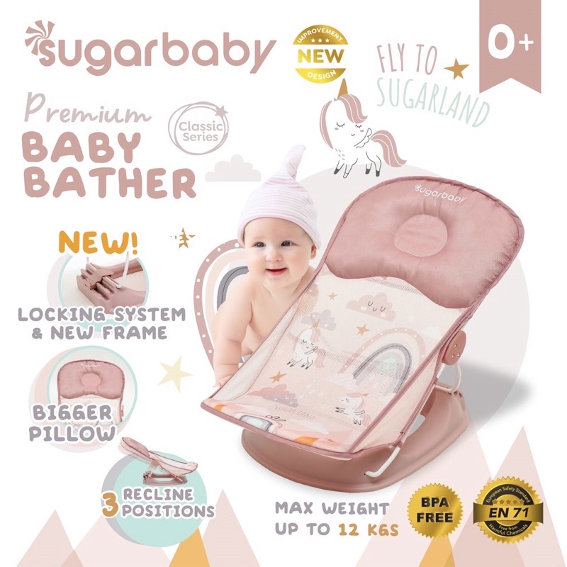 Sugarbaby Premium Baby Bather (Classic &amp; Fun Series)