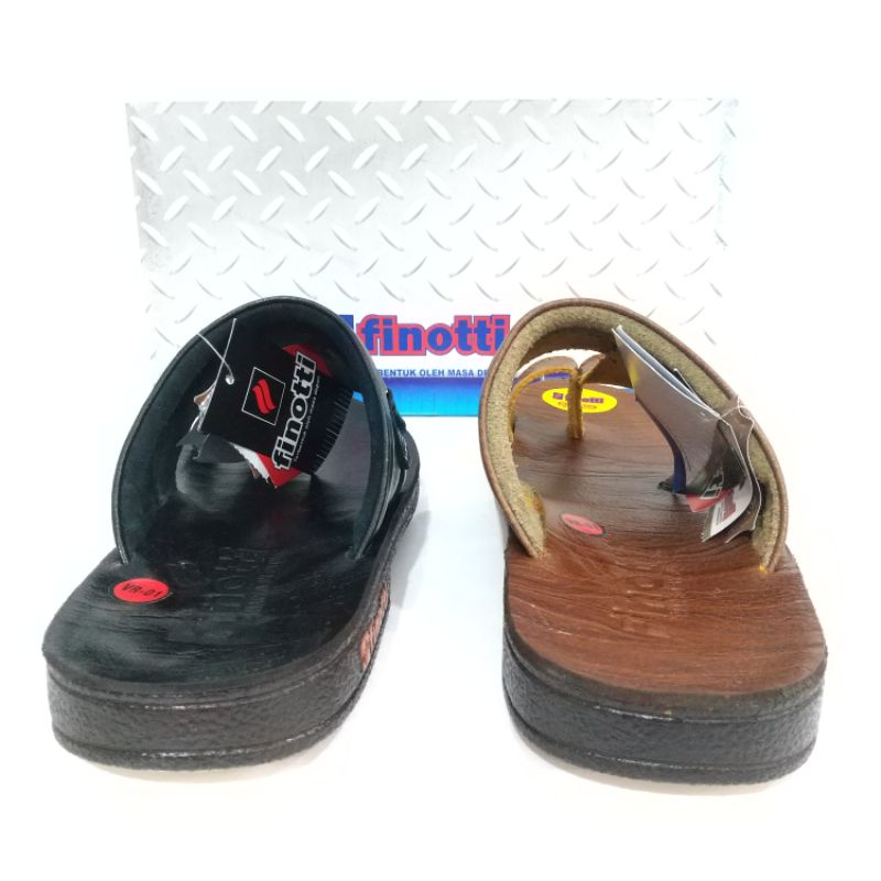 Sandal kuli  finotti VR 01 size 38-42 model jepit jempol | sandal formal | sandal kulit