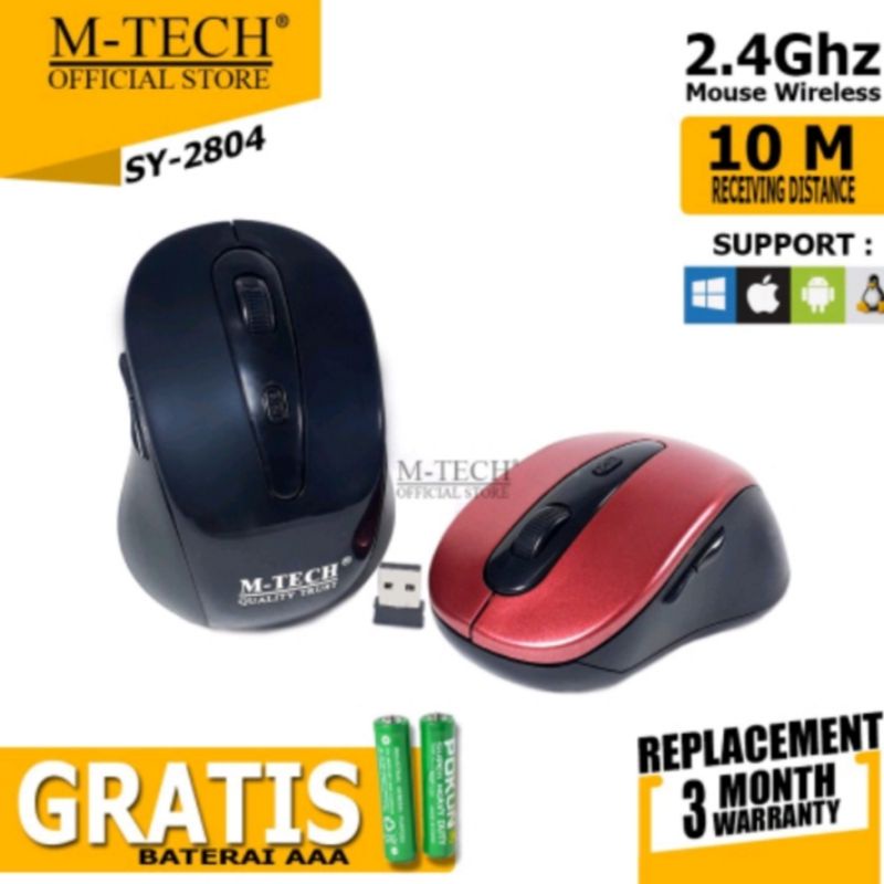 Mouse Wireless SY-2804  2.4Ghz mtech original