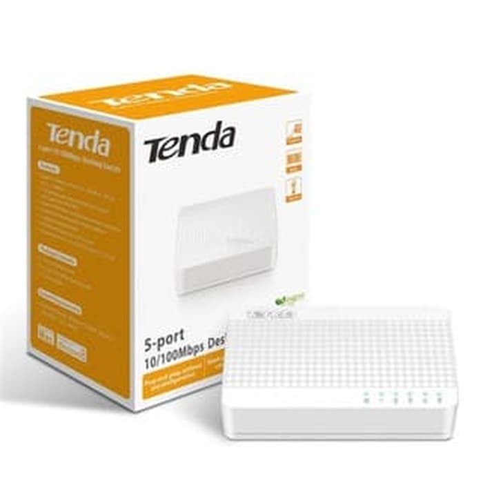 Tenda S105 : Desktop Switch Hub S-105 5 Port 10/100 Mbps RJ45