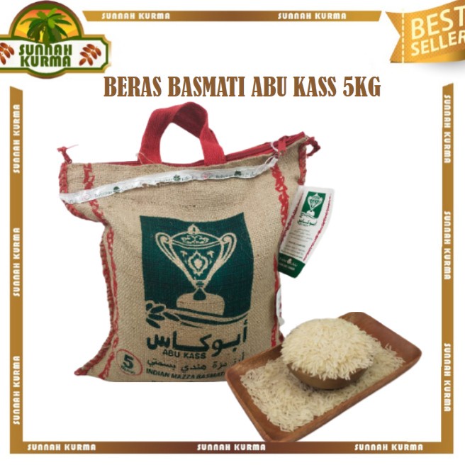 

978Eq10W Beras Basmati Abu Kass 5Kg WQ12