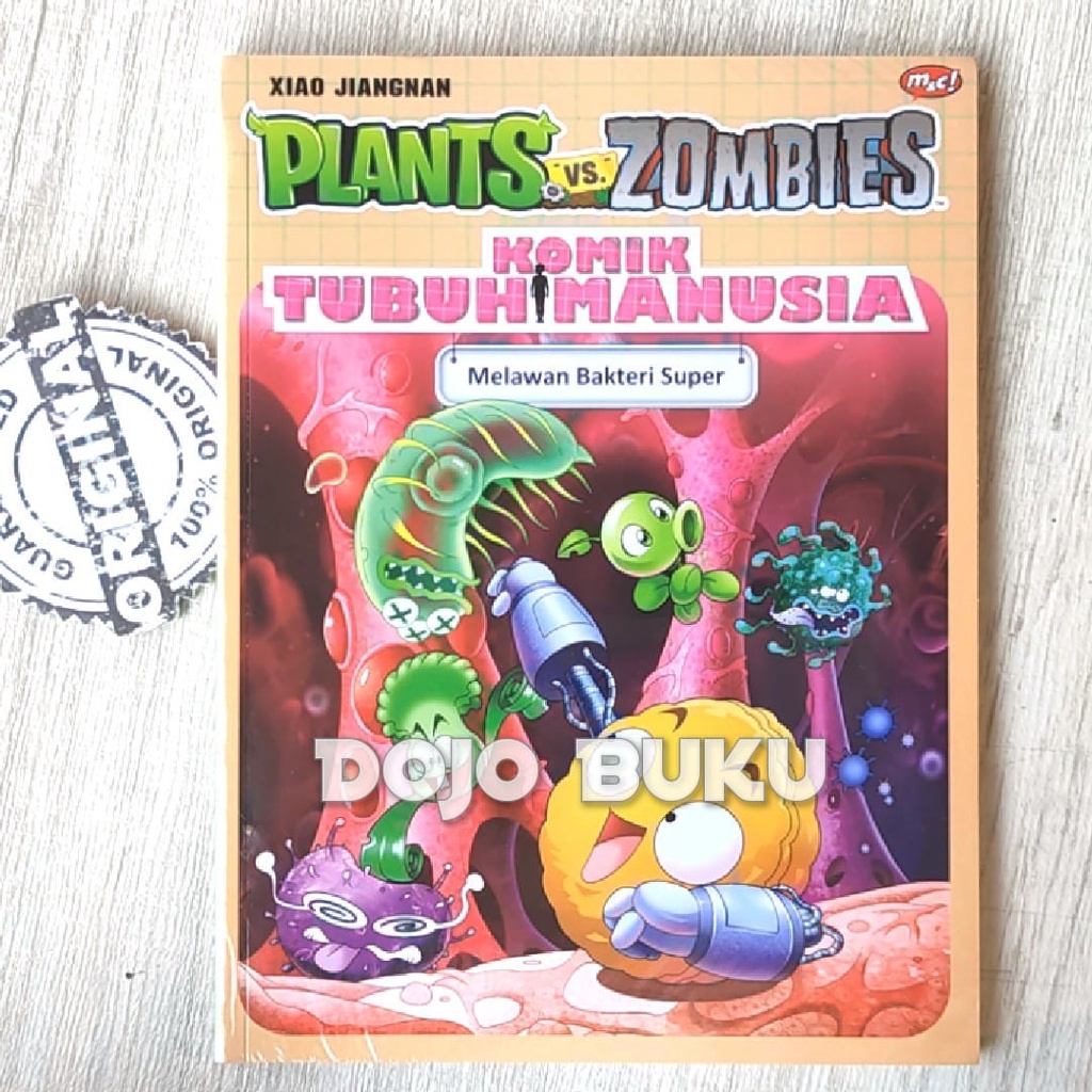 Buku Plants VS Zombies - Tubuh Manusia : Melawan Bakteri Super by Xiao Jiangnan