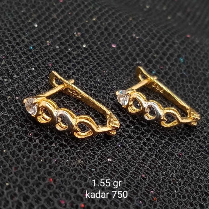 Anting Emas 17K - 1.55 gr Kadar 750 - 1311