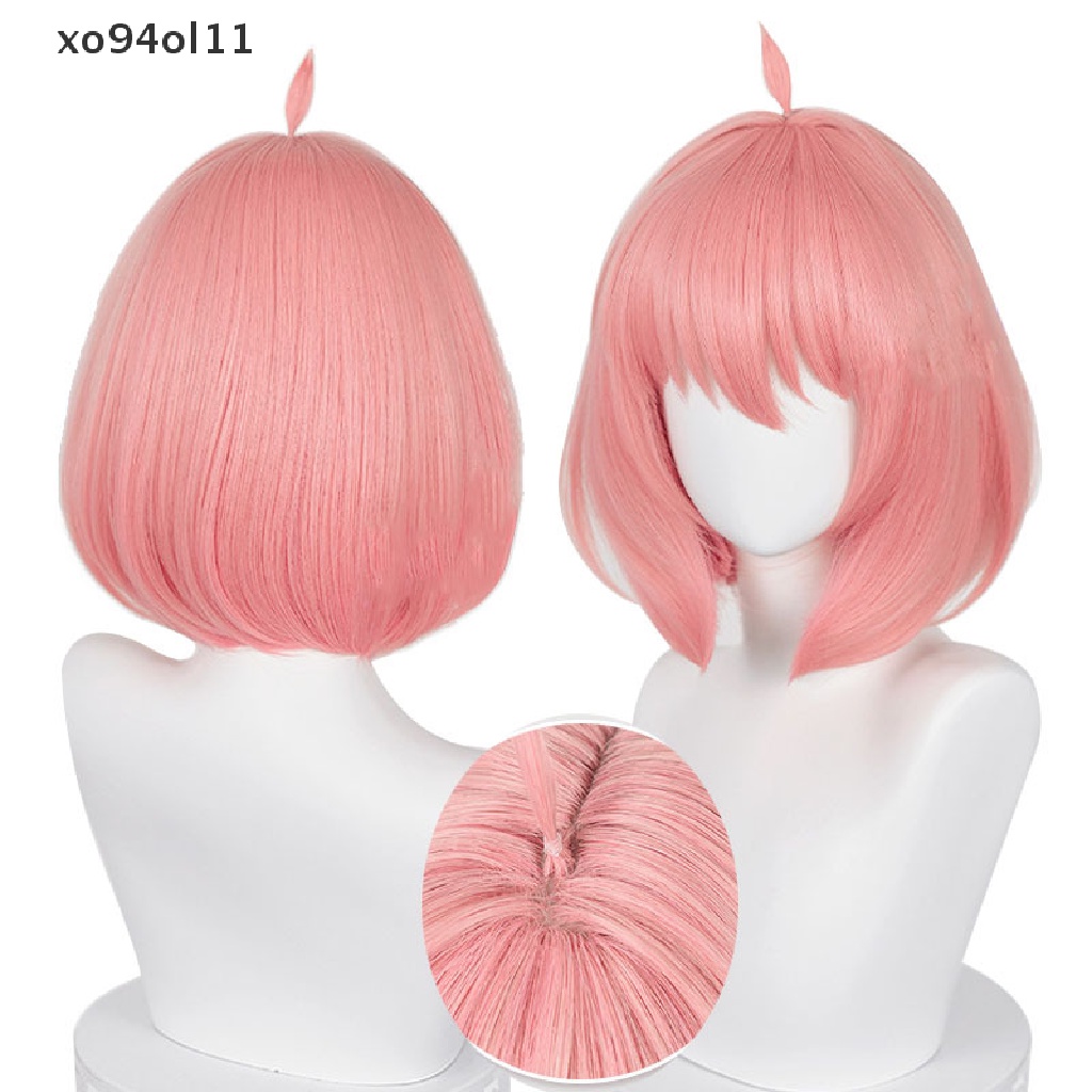 Xo Anya Forger Wig / Rambut Palsu Pendek Warna Pink Untuk Cosplay Anime