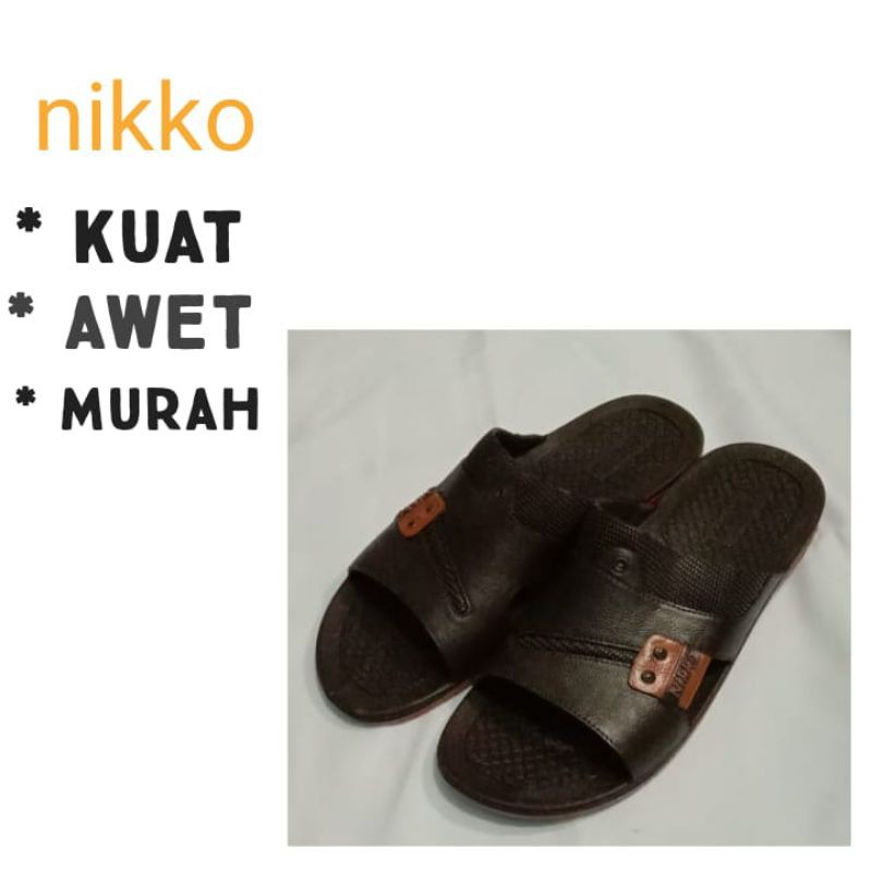 Nikko Selop Karet Sandal Pria