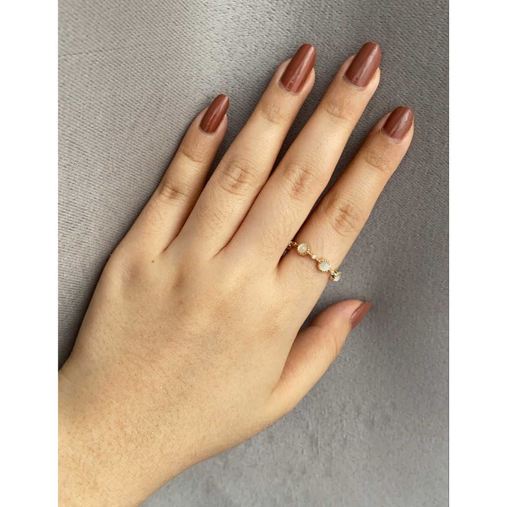 Cincin Korea Gold Plated Sangat cakep elegan CA019 Free Size Open Ring berlian mewah