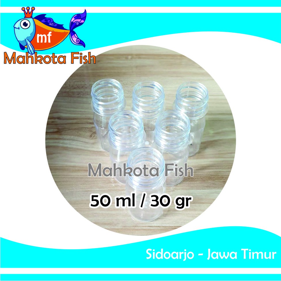 Botol Plastik 50 ml | Botol Repack 30 gram | Botol Kemasan | Botol Kosong