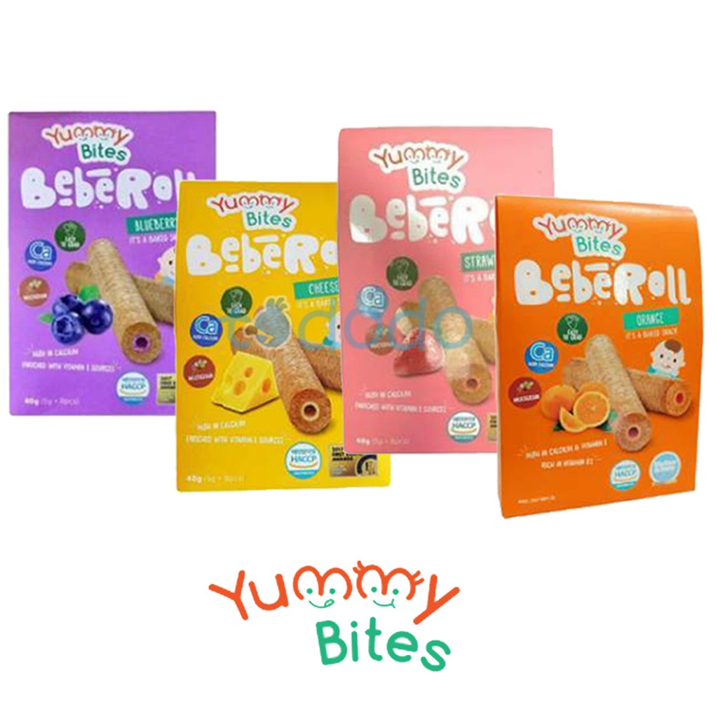 Yummy Bites Beberoll 40Gr - Snack Bayi