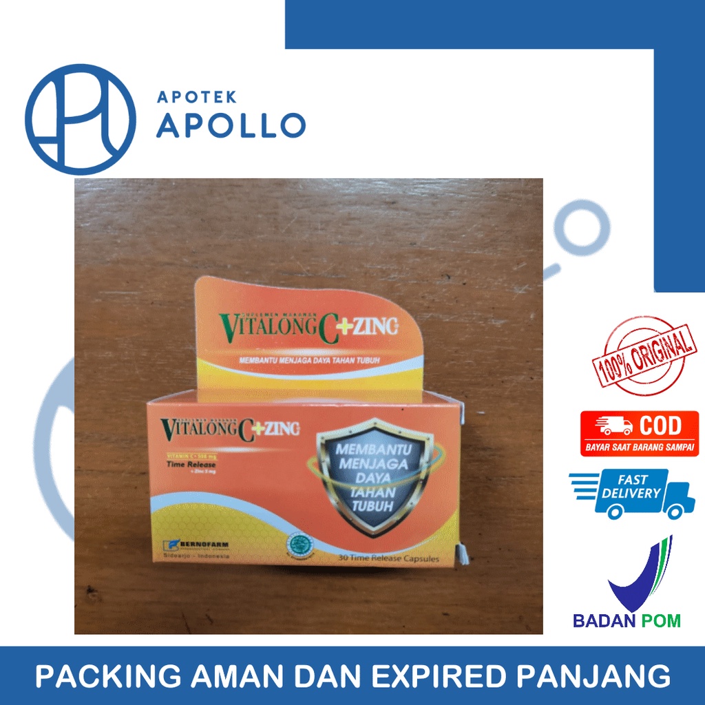 VITALONG C + ZINC 30 KAPSUL