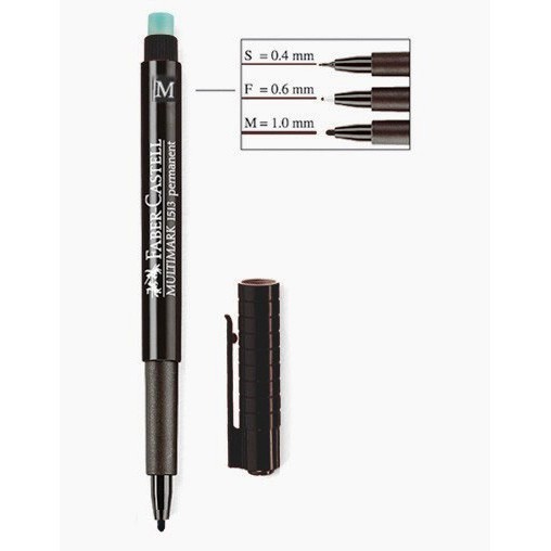 Spidol Faber Castell OHP/Multimark Permanent Marker F