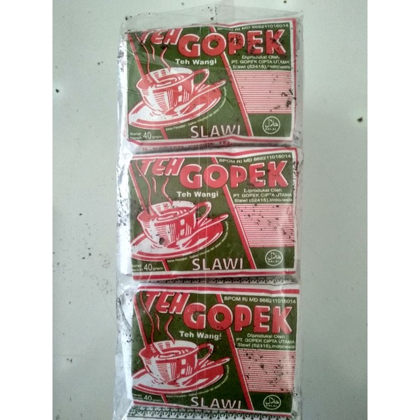 

Teh Gopek Slawi /Teh Tubruk Gopek 10 x 40gr MURAH!!