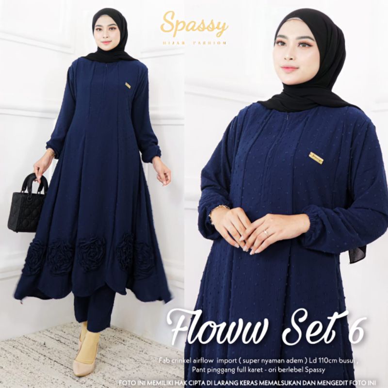 [RESTOCK] SETELAN CELANA WANITA // SET FLOWW 6 ORIGINAL BY SPASSY